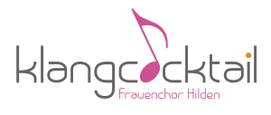 Logo Frauenchor klangcocktail aus Hilden